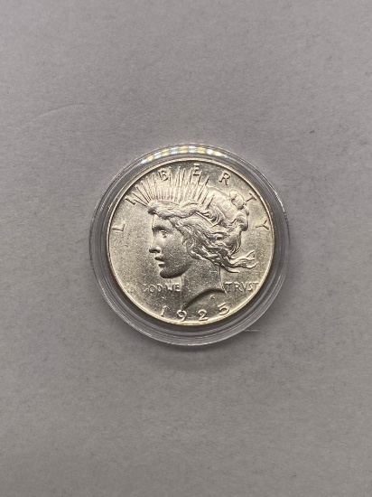 1925S Silver Peace Dollar