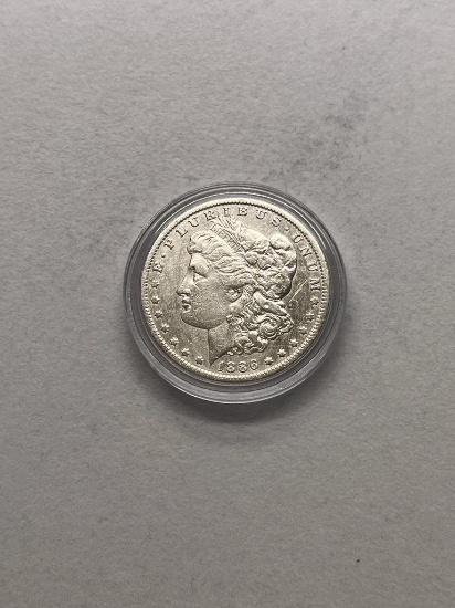 1886O Morgan Silver Dollar