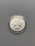 1925S Silver Peace Dollar