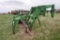 JD 280 loader, bucket, grapple