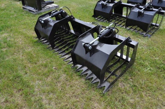 80" Skid Steer Rock & Brush Grapple (NEW)
