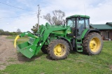 2003 JD 7710 MFWD tractor & loader