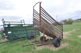 Older wooden truck loading chute/ramp