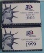 2 x money 1999 US Mint Proof sets