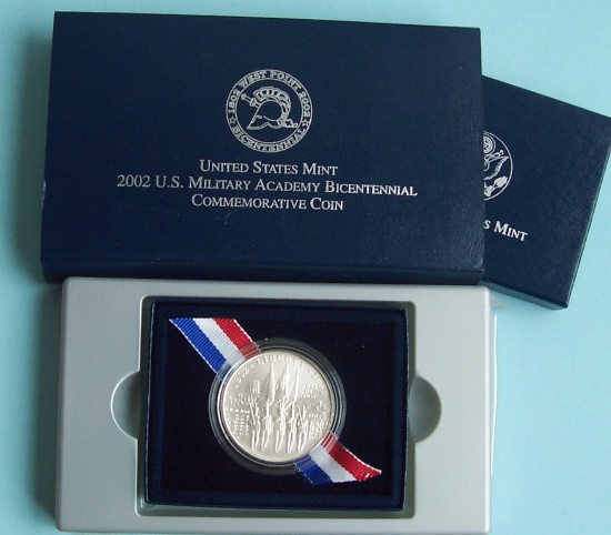 2002 Unc Silver Dollar USMA