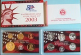 2003 US Mint Silver Proof set