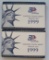 2 1999 US Mint Proof sets