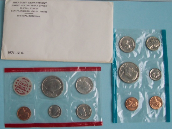 1971 US Mint Uncirculated set