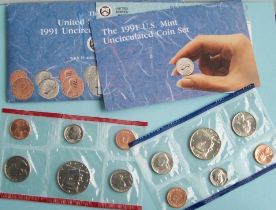 1991 US Mint Uncirculated set