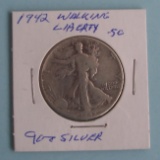 1942 Walking Liberty half dollar