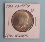1964 Kennedy Silver half dollar