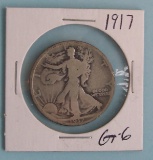 1917 Walkin Liberty half dollar