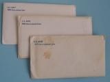 3 x money, 1979, 1980, 1981 Uncirculated sets