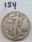 1942 Walking Liberty half