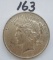 1923 Peace dollar