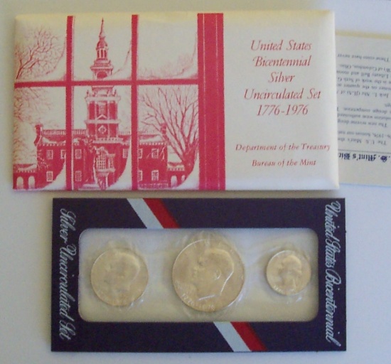 1976 silver Bicentennial Uncirculated set