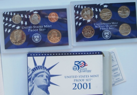 2001 US Mint Proof set