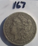 1882-O Morgan silver dollar