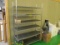 6 SHELF ADJUSTABLE ROLLING WIRE RACK UNIT