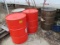 4 - 55 GALLON DRUMS