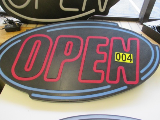 35" x 18" OPEN SIGN - AS IS