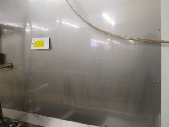 10' x 4' STAINLESS BACKPLATE