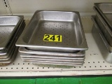 6 - STAINLESS STEEL DRIP PANS