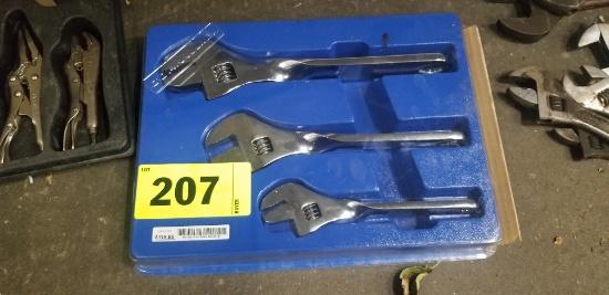 3x Bid - Cornwell 3PC Twisted Adjust Crescent