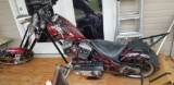 Red Flames Chopper