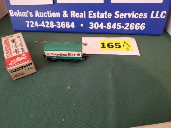 FLEISCHMANN 5026 HO HEINEKEN REEFER CAR