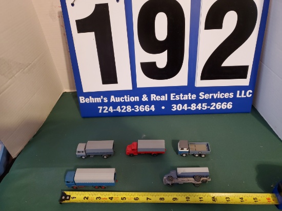 5 WIKING GERMAN MADE HO TRUCKS