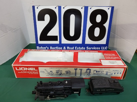 LIONEL 6-8516 O GAUGE N.Y. CENTRAL STEAM ENGINE & TENDER