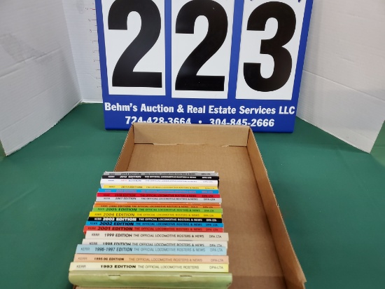 LOT 1993-2013 OFFICIAL LOCOMOTIVE ROSTERS & NEWS