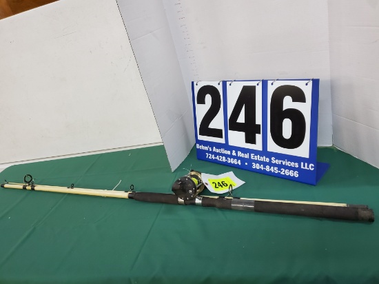 TIDEWATER 30LCL W/ DAMAGED COUNTER- CREEKSIDE CATFISH SERIES 10' 6" MED. HVY ROD
