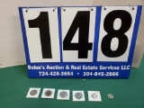 6 X'S BID FARE TOKENS- CANTON CITY, LEHIGH VALLEY,NEW RIVER, PENN & OTHERS