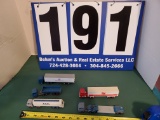 5 WIKING GERMAN MADE HO TRACTOR TRAILERS
