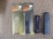 x4 mags. 2 ruger p85 9mm mags, 1 mag marked s&w. 1 mag 9mm para.