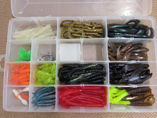 box of fishing worms.