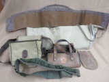 Rifle sleeves, Pouch, Ammo belt, and trap bag.