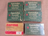 6 vintage boxes of ammo. some partial. possible reloads