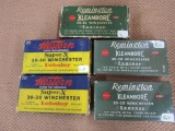 96rds 30-30 win.in 5 vintage boxes. possible reloads