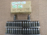 34rds czech 9mm submachine gun ammo on clips, with vintage box.