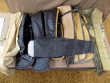 9 soft rifle cases. some home made. use and wear.