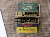 13 rounds 32 win special. in vintage boxes. remington. western