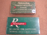 2 vintage boxes of 45auto. approx 85rds total.