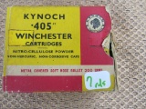 vintage ammo .405win 7rds and 2pc brass.