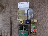 Mixed ammunition lot. 38spl brass, 25rds 38spl, mixed 22lr and more.