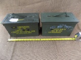 x2  metal ammo cans