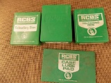 RCBS reloading die lot. 22-250, 8x57 mauser. 30-06, and case lube pad