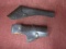 2 leather holsters, both previously used